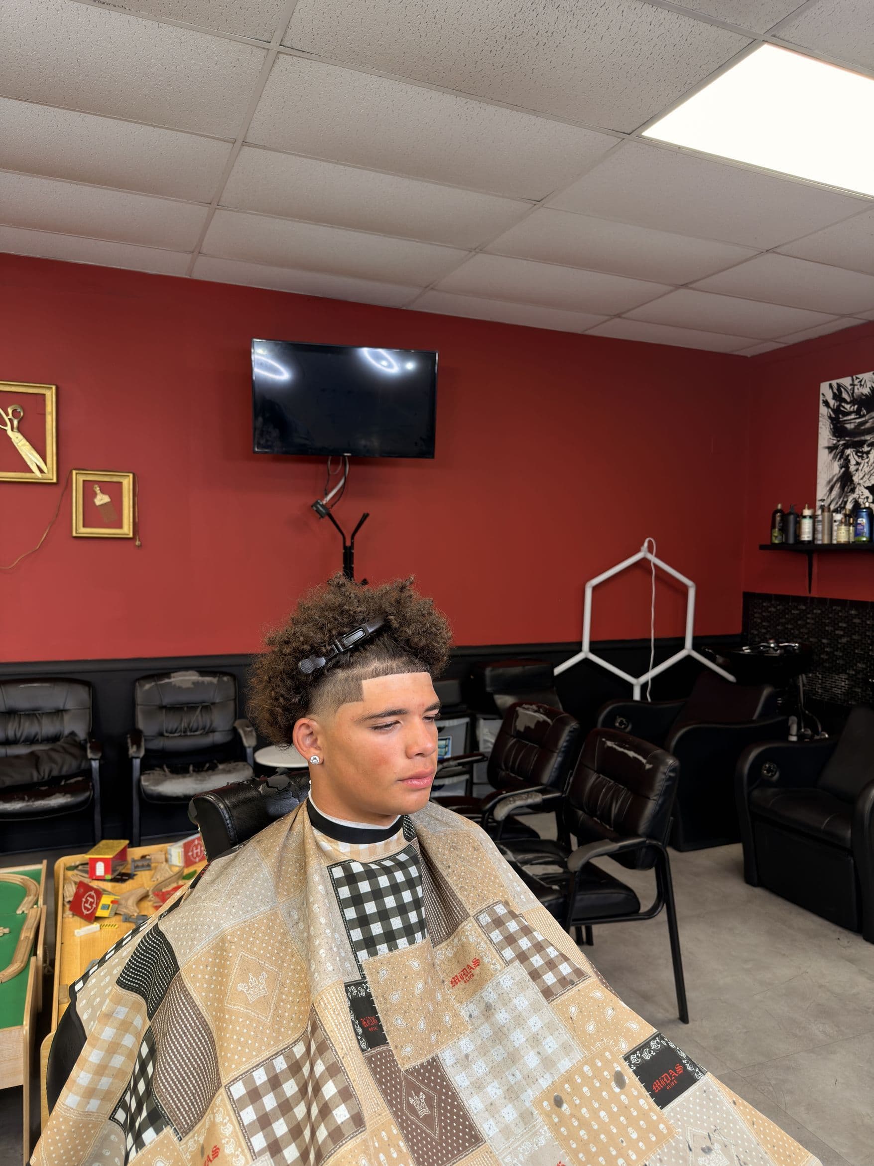 Afro/Bush Cut and Shaping