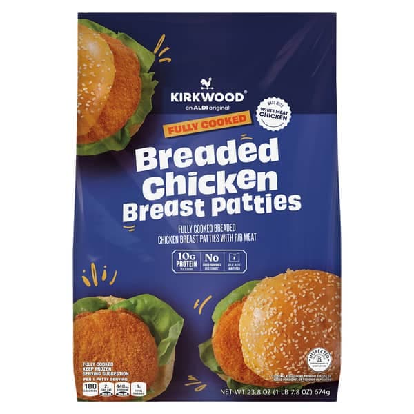 Kirkwood Breaded Chicken Breast Patties