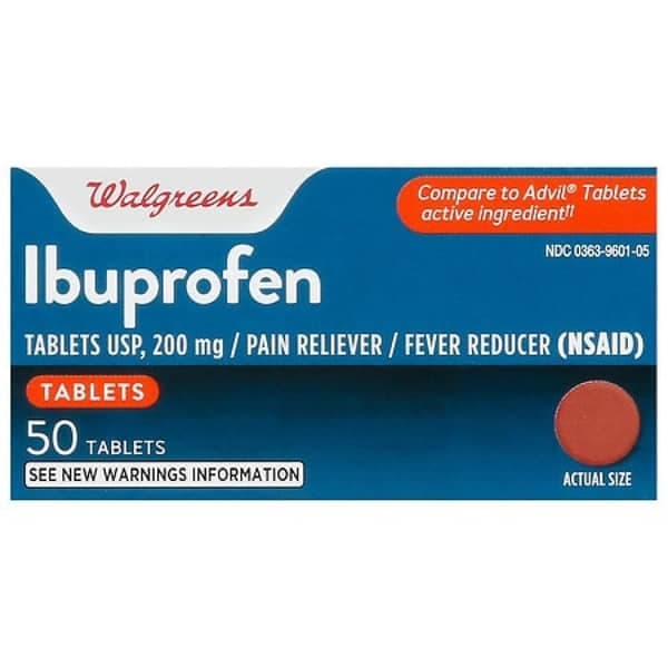 Walgreens Ibuprofen 200 mg Tablets