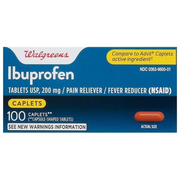 Walgreens Ibuprofen Tablets USP 200 mg