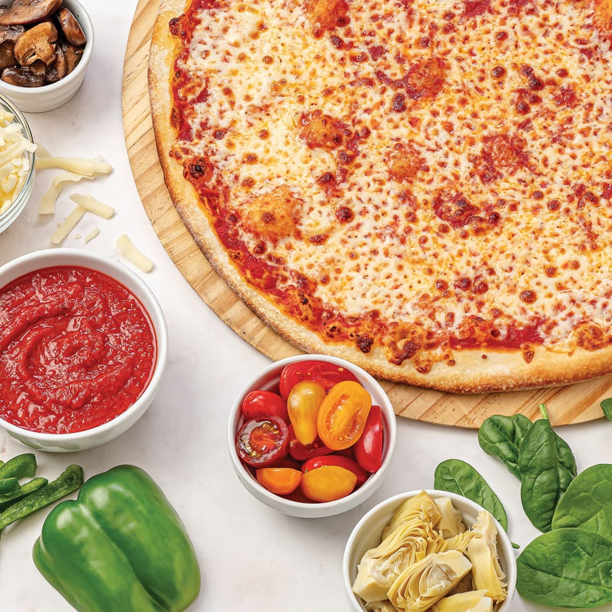 Create Your Own Thin Crust Pizza - 8 Slices