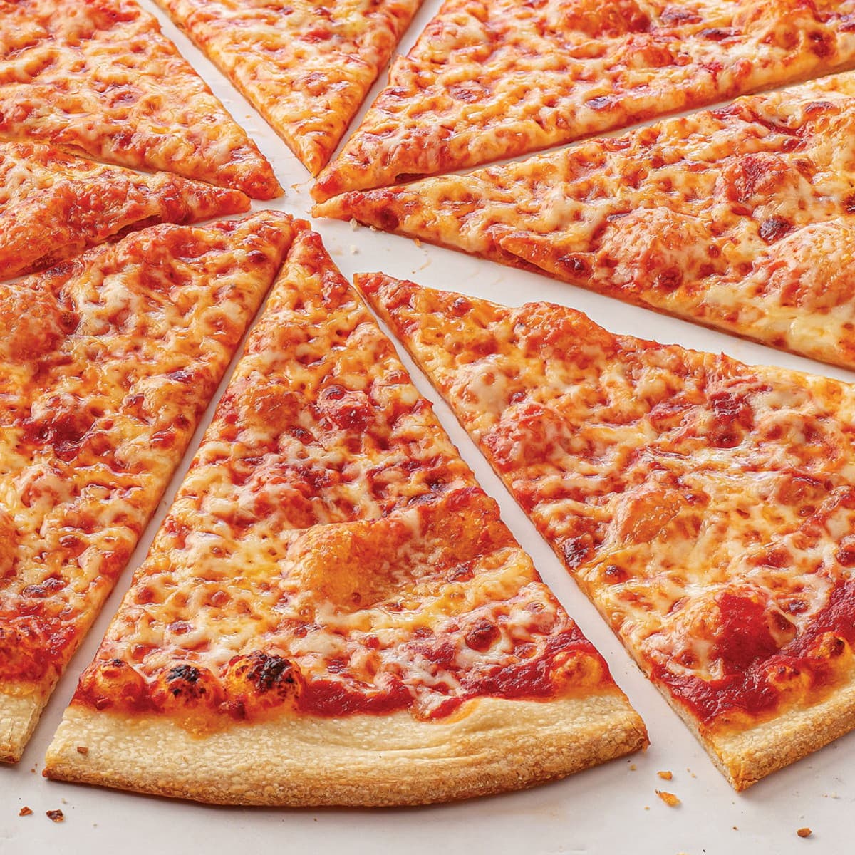 Thin Crust Cheese Pizza - 8 Slices