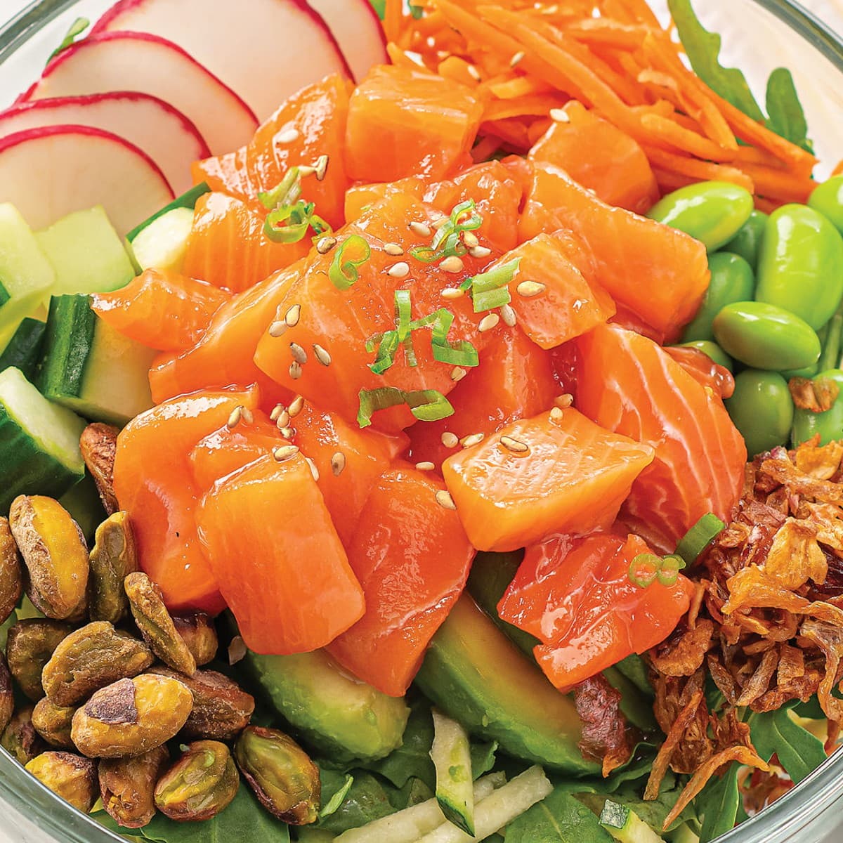 King Salmon Poke Salad