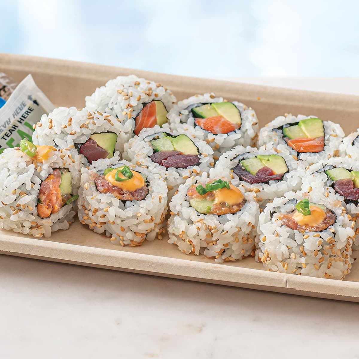 Raw Sushi Trio - 12 Piece