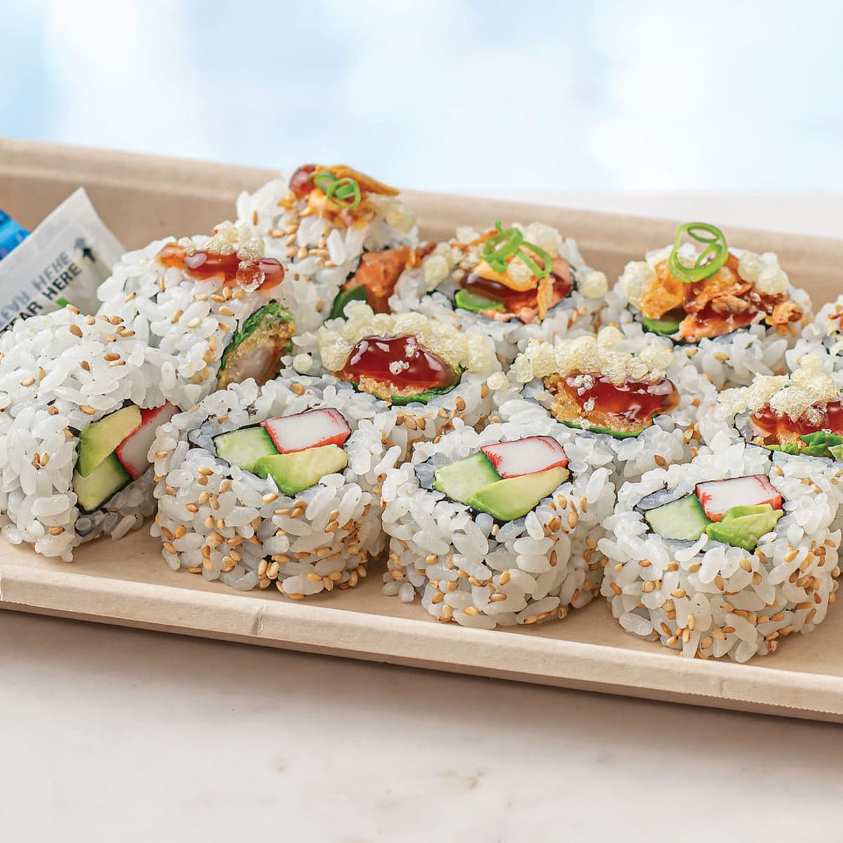 Cooked Sushi Trio - 12 Piece