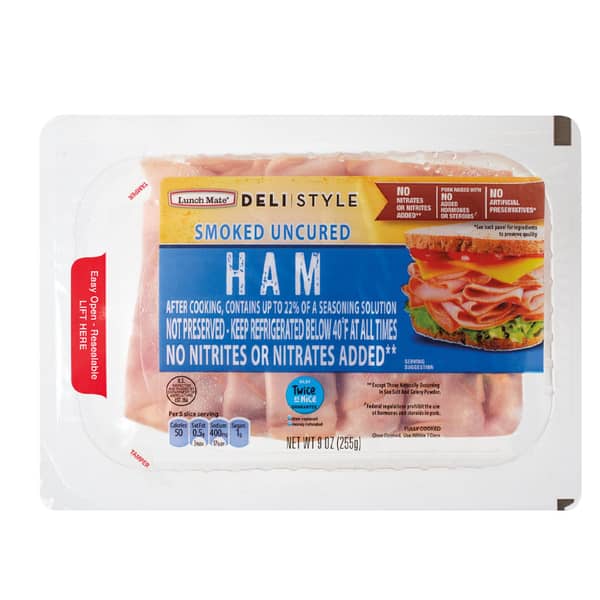 Lunch Mate Deli Style Smoked Uncured Ham