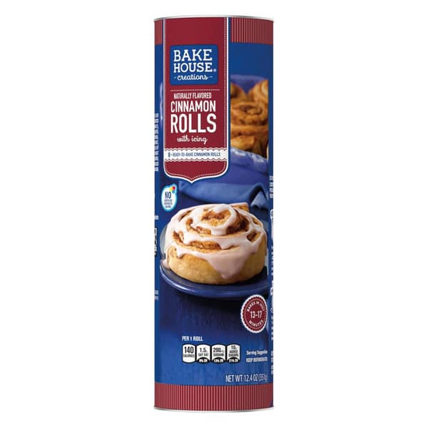 Bake House Creations Cinnamon Rolls Dough With Icing