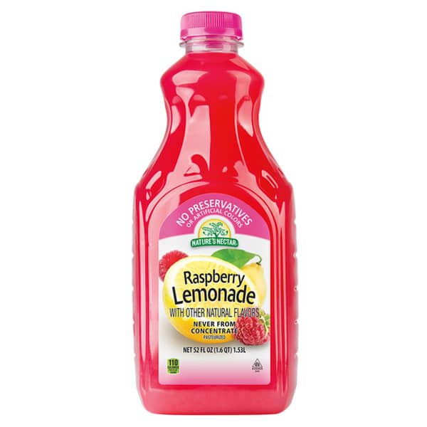 Nature's Nectar Raspberry Lemonade Bottle