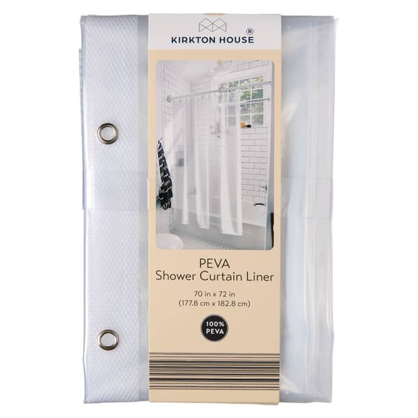 KIRKTON HOUSE Shower Curtain Liner Clear