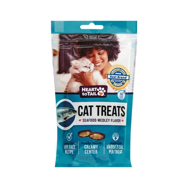 Heart to Tail Seafood Medley Cat Treats