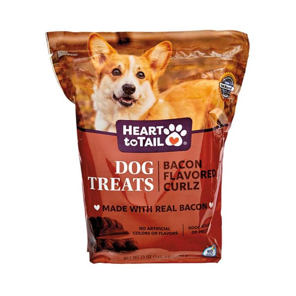 Heart to Tail Bacon Curlz Dog Treats