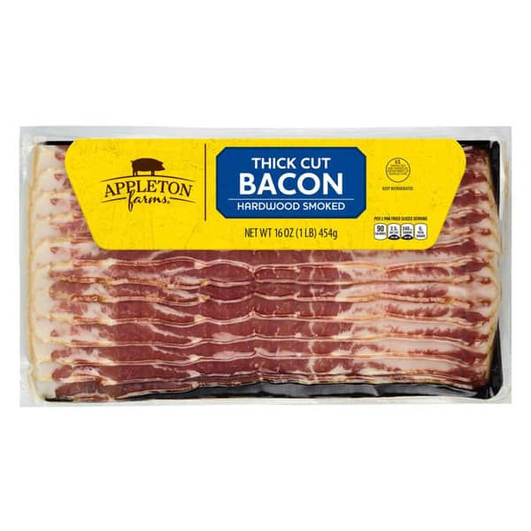 Appleton Farms Bacon Hardwood Smoked Thick cut