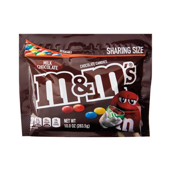 M&M's Milk Chocolate Candies Sharing Size