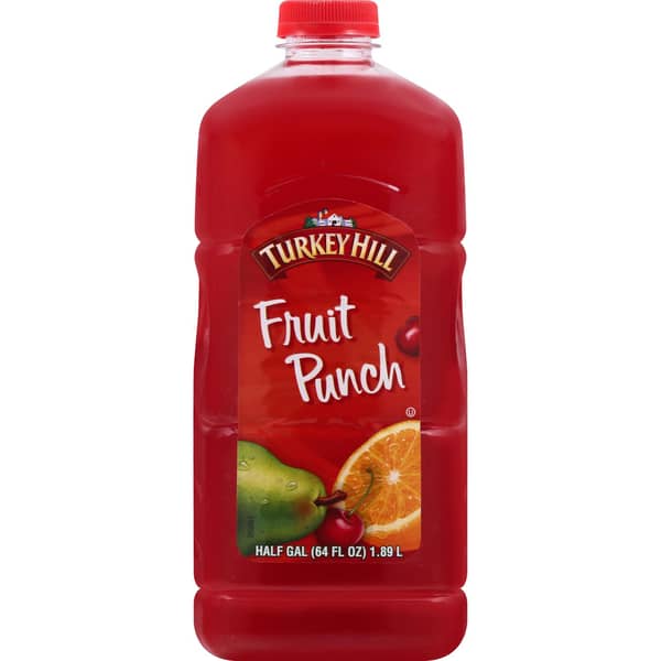Turkey Hill 100% Vitamin C Fruit Punch Juice Bottle