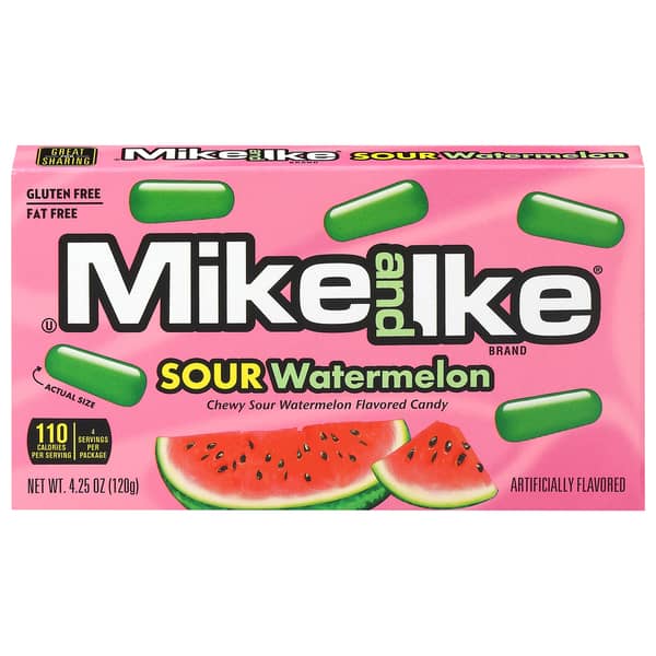 Mike and Ike Sour Watermelon Candy