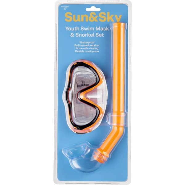 Sun & Sky Youth Swim Mask & Snorkel Set 2-Piece