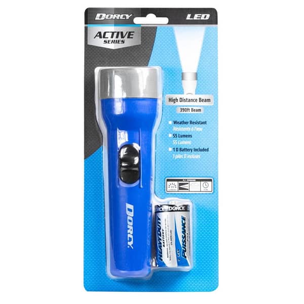 Dorcy Life Gear LED Assorted Colors Flashlight