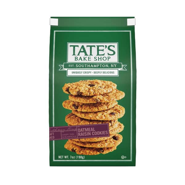 Tate's Bake Shop Oatmeal Raisin Cookies