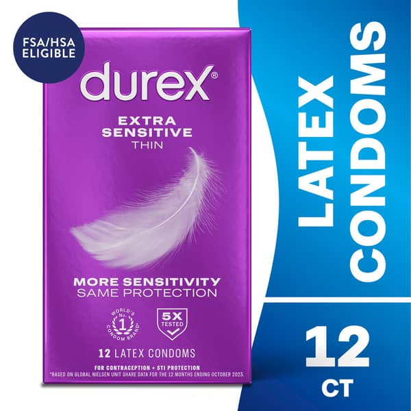 Durex Extra Sensitive Ultra Thin Lubricated Condoms