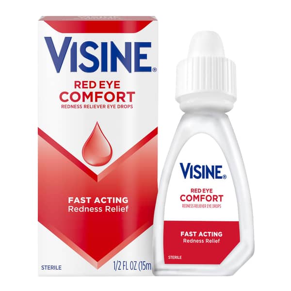 Visine Red Eye Comfort Redness Relief Eye Drops
