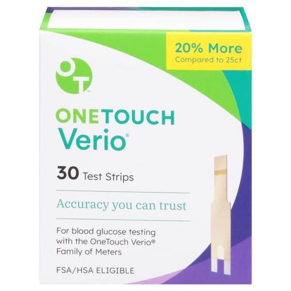 OneTouch Verio Blood Glucose Test Strips