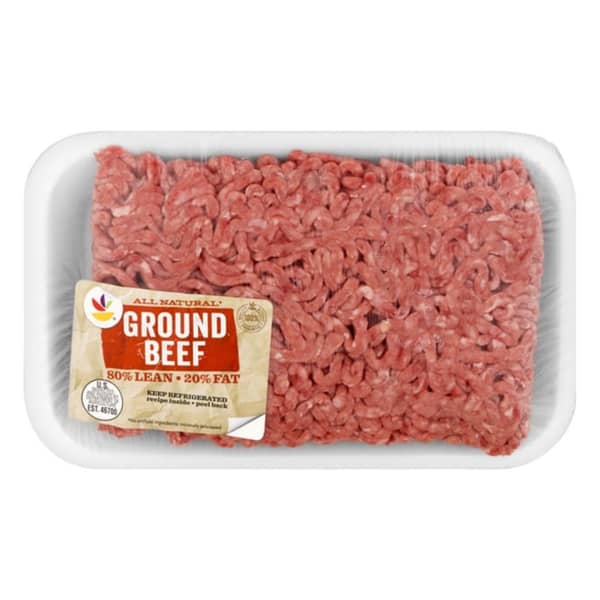 Store Brand 80% Lean Beef Ground Fresh Natural