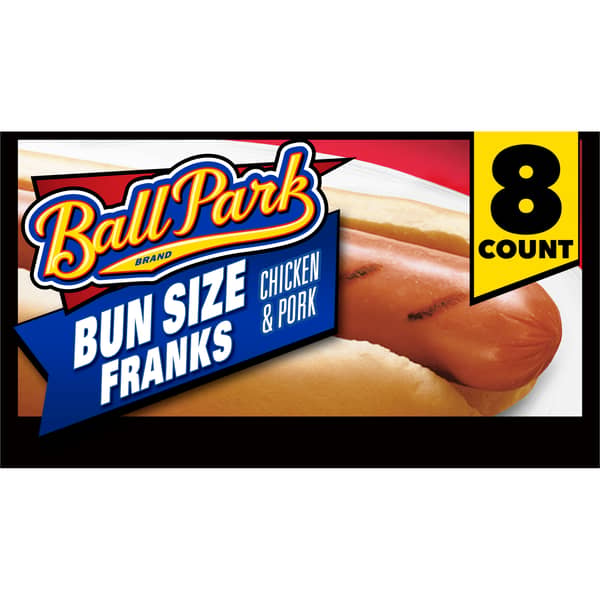 Ball Park Classic Bun Size Hot Dogs Franks