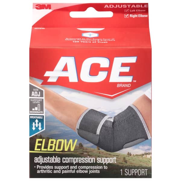 3M Ace Neoprene Adjustable Compression Elbow Support