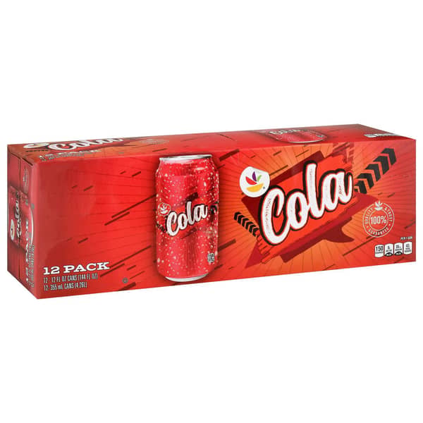 Store Brand Cola Soda Cans
