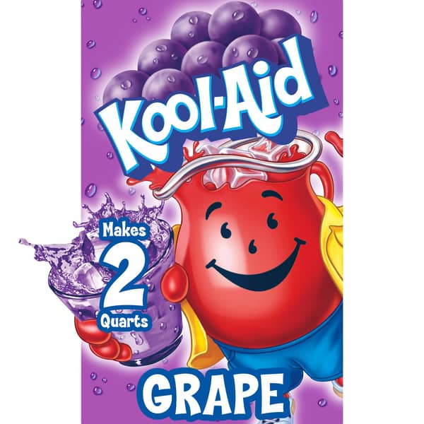 Kool-Aid Caffeine Free Grape Unsweetened Drink Mix Packet
