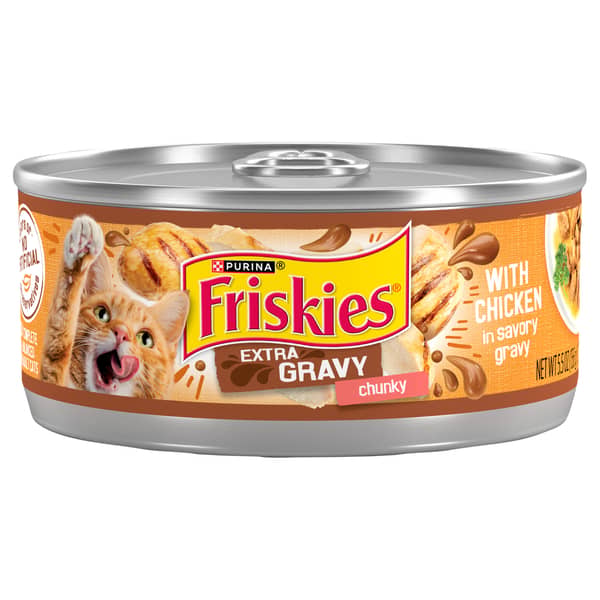 Friskies Chicken in Extra Savory Gravy Chunky Wet Cat Food