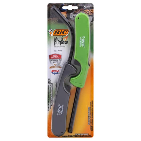 Bic Lighter Classic Edition Flext Wand Multi Purpose Lighter