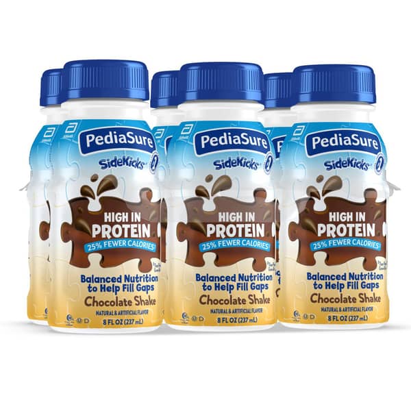 Pediasure Sidekicks Chocolate Nutrition Shake RTD Bottles