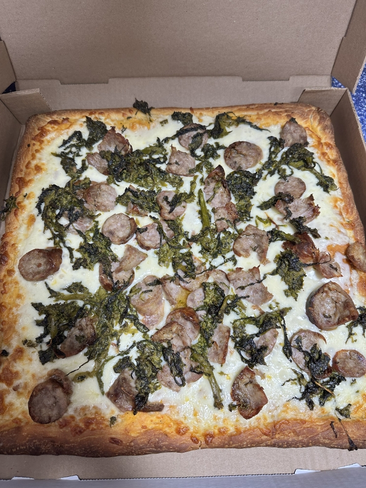 Sicilian Sausage&Rapino Pizza