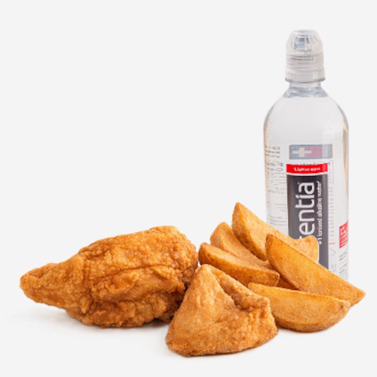 2 Piece White Meal w/ Free Essentia Water