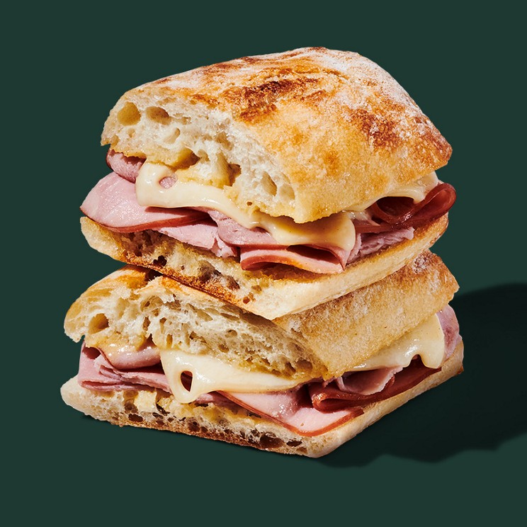 Ham & Swiss on Baguette