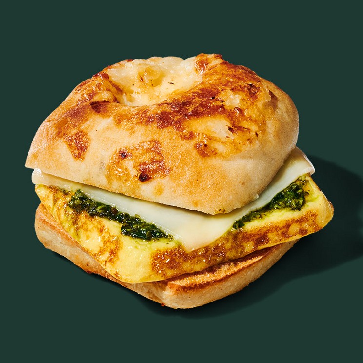 Egg, Pesto & Mozzarella Sandwich