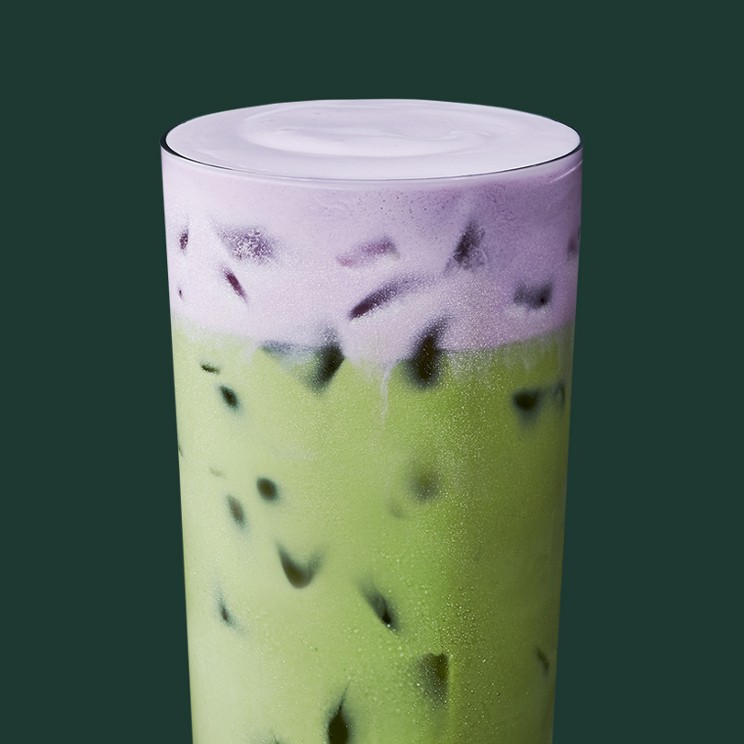 Iced Lavender Cream Matcha