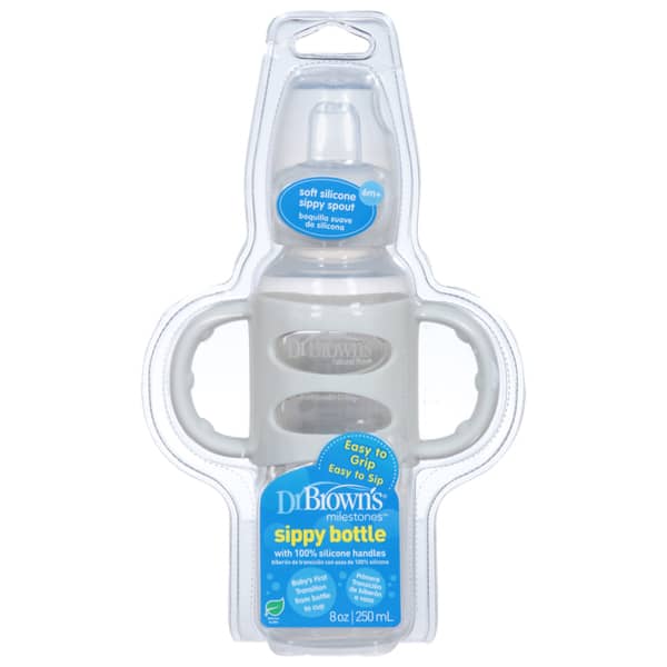 Dr Brown's 6+ Months 8 oz Sippy Bottle