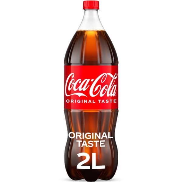 Coke Original Cola Soda Bottle