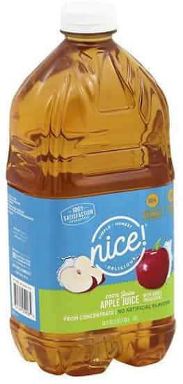 Nice 100% Apple Juice
