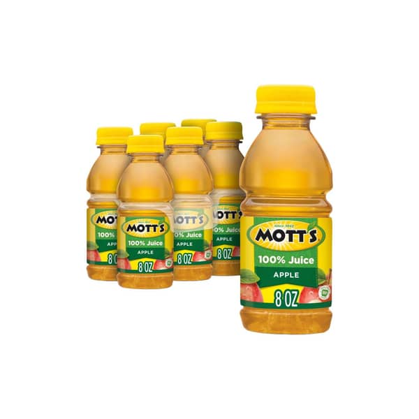 Mott's 100% Apple Juice Bottles
