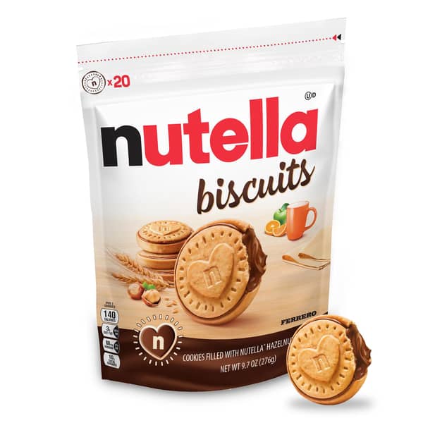 NIN should be: Nutella Biscuits Cookies Filled with Nutella Hazelnut Spread Snack Pack