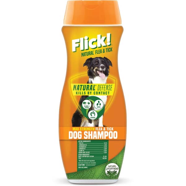 Flick! Flea & Tick Dog Shampoo Bottle