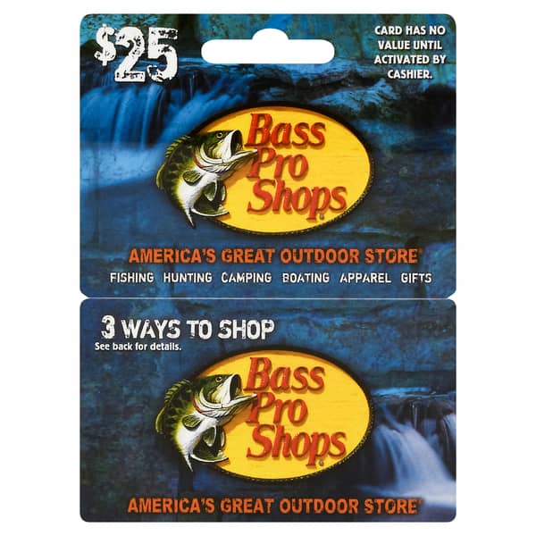 Bass Pro Shops $25 Gift Card