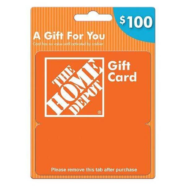 The Home Depot $100 Gift Card
