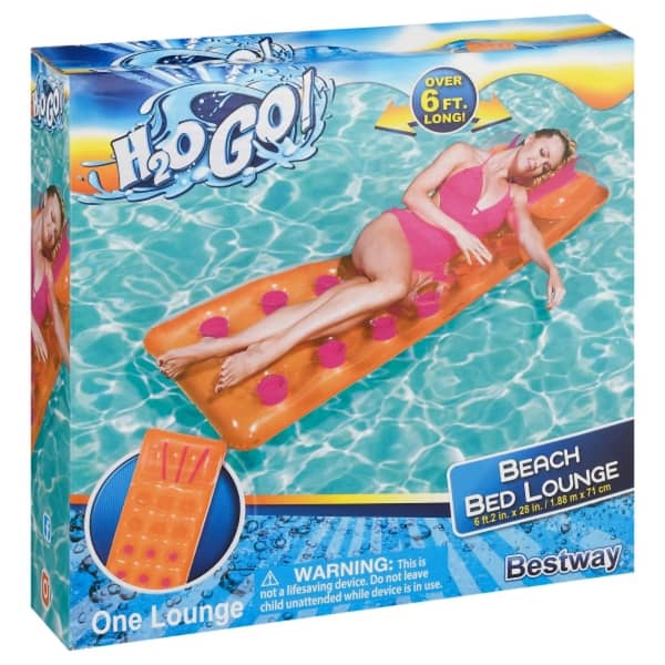 H2O Go! 75" x 28" Beach Bed Lounge