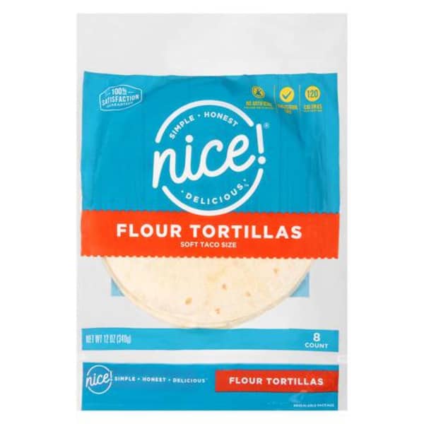 Nice! Flour Tortillas Size 8''