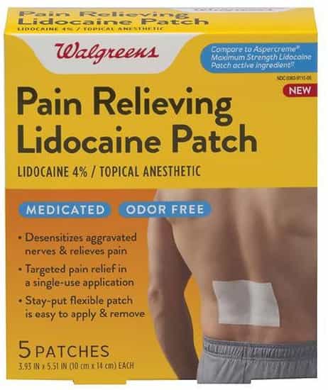 Walgreens Lidocaine Patches