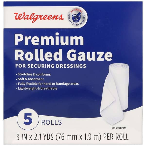 Walgreens Premium Rolled Gauze